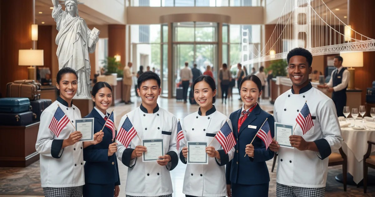 Visa J1 USA: Magang Perhotelan & Peningkatan Karier Global Anda